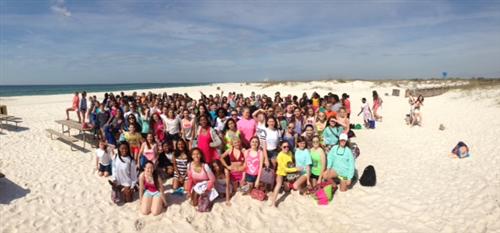 Girls Beach Field Trip 